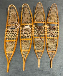 Antique Wooden Snowshoes, Snocraft Maine And Other (CTF10)