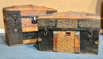 Two Antique Small Steamer Trunks (CTF20)