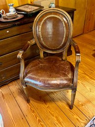 WJ Sloane NY Leather Chair (CTF20)