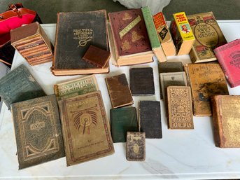 Antique Leather Bound Books, Big Little Books