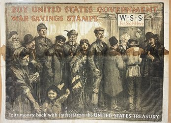 WWI US Govt. War Savings Stamps Poster (CTF10)