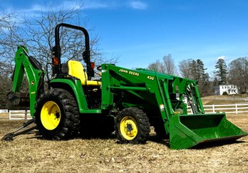2004 John Deere 4310 Tractor, Backhoe, And Bucket Loader (Local Pick Up Only)