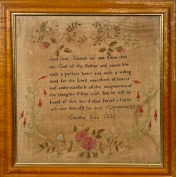 1835 Needlework Sampler (CTF10)