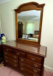 Seven Drawer Dresser With Mirror