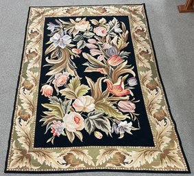Floral Flat Weave Carpet (CTF10)