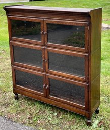 Vintage Minty Oxford Oak Barrister Bookcase (CTF20)