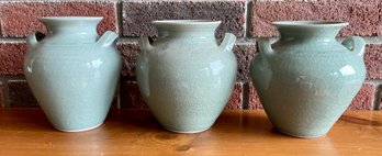 Simon Pearce Belmont Celadon Stoneware Vases (CTF20)