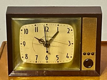 1960s Spartus Retro TV Desk Clock