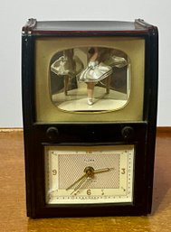 Vintage Florn Co. Germany Ballerina Alarm Clock