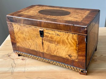 Antique Inlaid Tea Caddy/Dresser Box (CTF10)