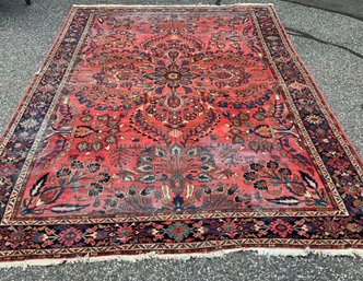 Vintage Room Size Sarouk Oriental Rug (CTF30)