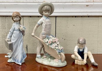Three Lladro Porcelain Figurines  (CTF20)