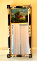 Antique Eglomise Wall Mirror (CTF20)