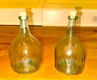 Two Antique Blown Bottles (cTF10)