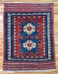 Vintage Oriental Scatter Rug (CTF10)