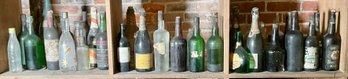 Vintage And Antique Liquor Bottles (CTF40)