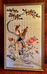 Vintage Asian Framed Needlework