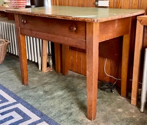 Antique Country Pine Work Table (CTF20)