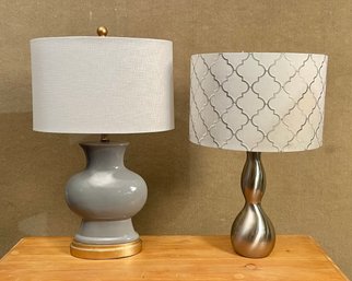 Two Contemporary Table Lamps (CTF10)