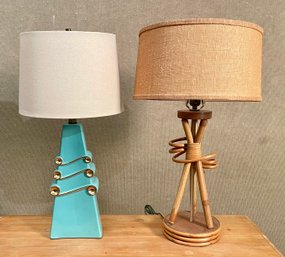 Two Vintage Table Lamps (CTF10)