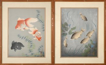 Two Bakufu Ohno Japanese Woodblock Prints (CTF10)