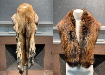 Two Vintage Fur Stoles (CTF10)