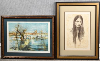 Two 20th C. Pencil Signed Prints (CTF20)