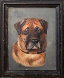 Vintage Oil, Dog Portrait (CTF10)