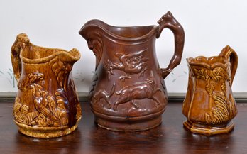 Antique Bennington/Rockingham Pitchers (CTF20)