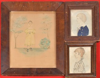 Three Antique Drawings, Children (CTF10)