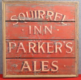 Antique Painted Tavern Sign, Squirrel Inn (CTF20)