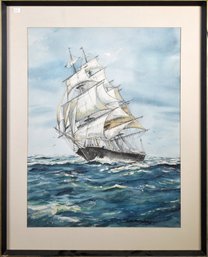 Watercolor, Clipper Ship Flying Cloud (CTF20)