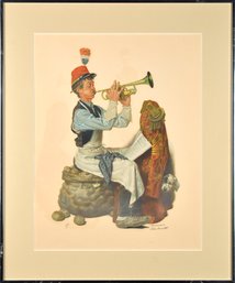 Norman Rockwell Print, Trumpeter (CTF10)