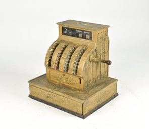 Antique National Brass Cash Register (CTF30)