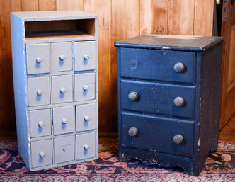 Small Antique Chest And Apothecary (CTF10)