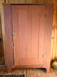 Early 19th C. Red Painted Cupboard (CTF20)