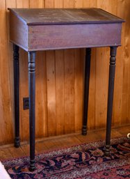 19th C. Grain Painted Schoolmaster's Desk (CTF20)