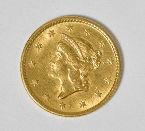 1853 $1 Gold Coin (CTF10)