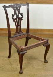 18th C. American Queen Anne Side Chair (CTF10)