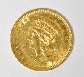 1859 $1 Gold Coin (CTF10)