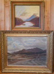 Two Antique Oils, Landscapes (CTF10)