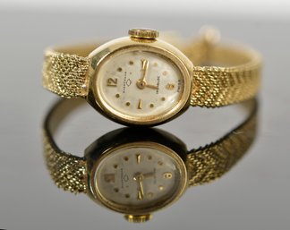 Vintage Sharfmans Ladies 14k Gold Wrist Watch (CTF10)
