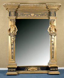 Massive 20th C. Grecian Revival Style Pier Mirror (CTF200)