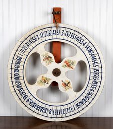Vintage Wooden Game Wheel (CTF20)