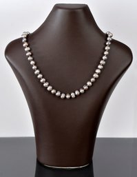 Gray Pearl Necklace (CTF10)