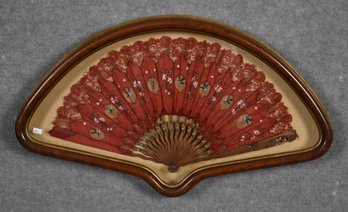 Antique French Silk Fan, 7 Of 9 (CTF10)