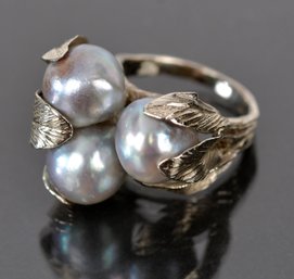 Naturalist 14k White Gold Pearl Ring (CTF10)