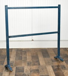 Antique Blue Painted Quilt Rack (CTF10)