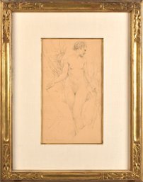 Henri Royer Graphite Sketch, Nude (CTF10)