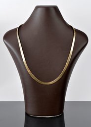 14k Gold Flat Necklace (CTF10)